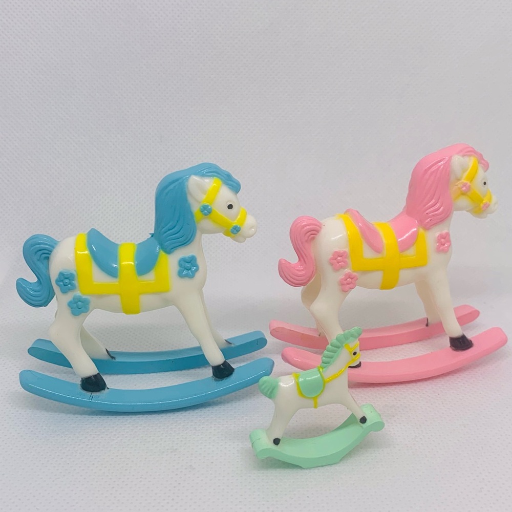 Colorful Rocking Horse Toy Set - Picture 4 of 9